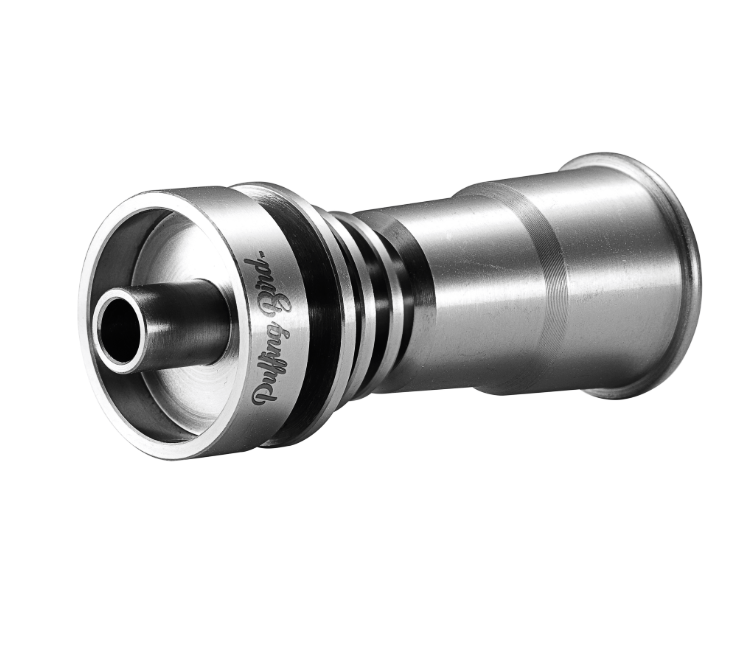 14mm/18mm Female Grade 2 Titanium Domeless Nail Puffing Bird