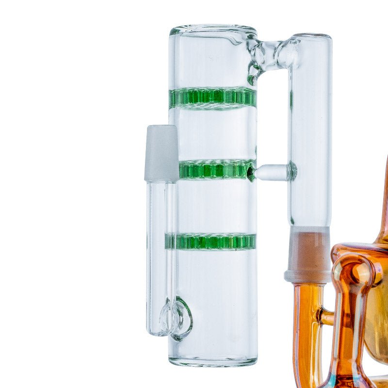 14mm 3 Layer Perc Ash Catcher Puffing Bird