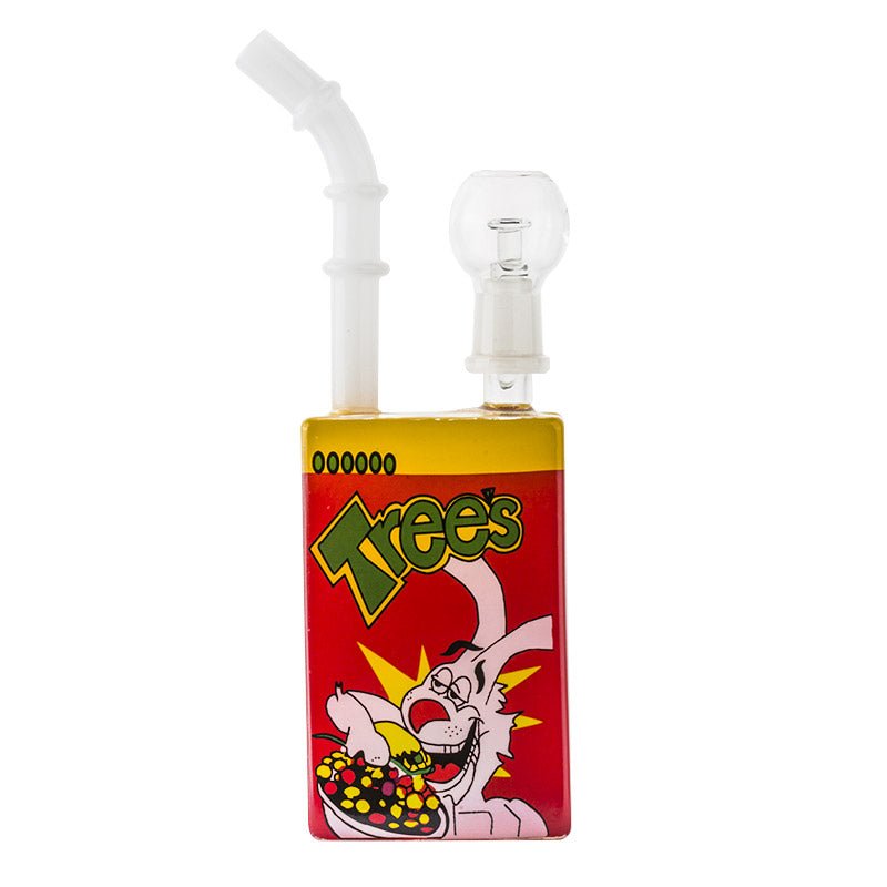 Juice Box Glass Bong Puffing Bird