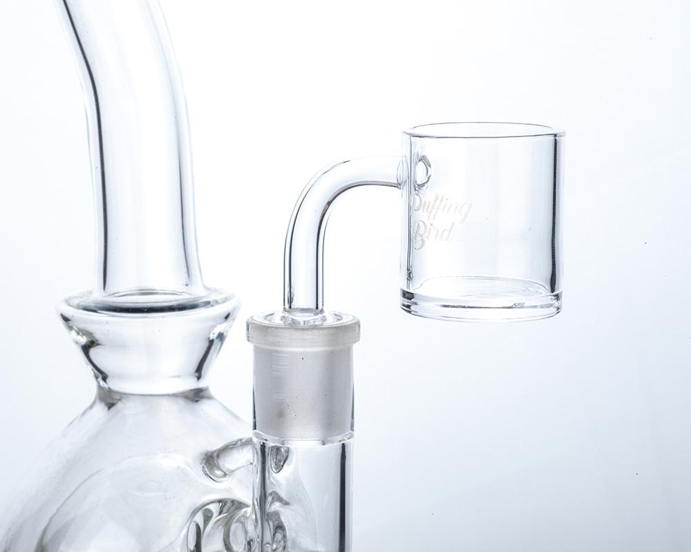 Pineapple Gravity Bong w/ Flat Top Quartz Banger Set Puffing Bird