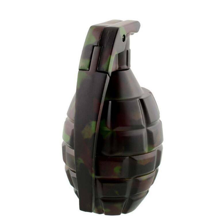 Camouflage Grenade Weed Grinder Puffing Bird