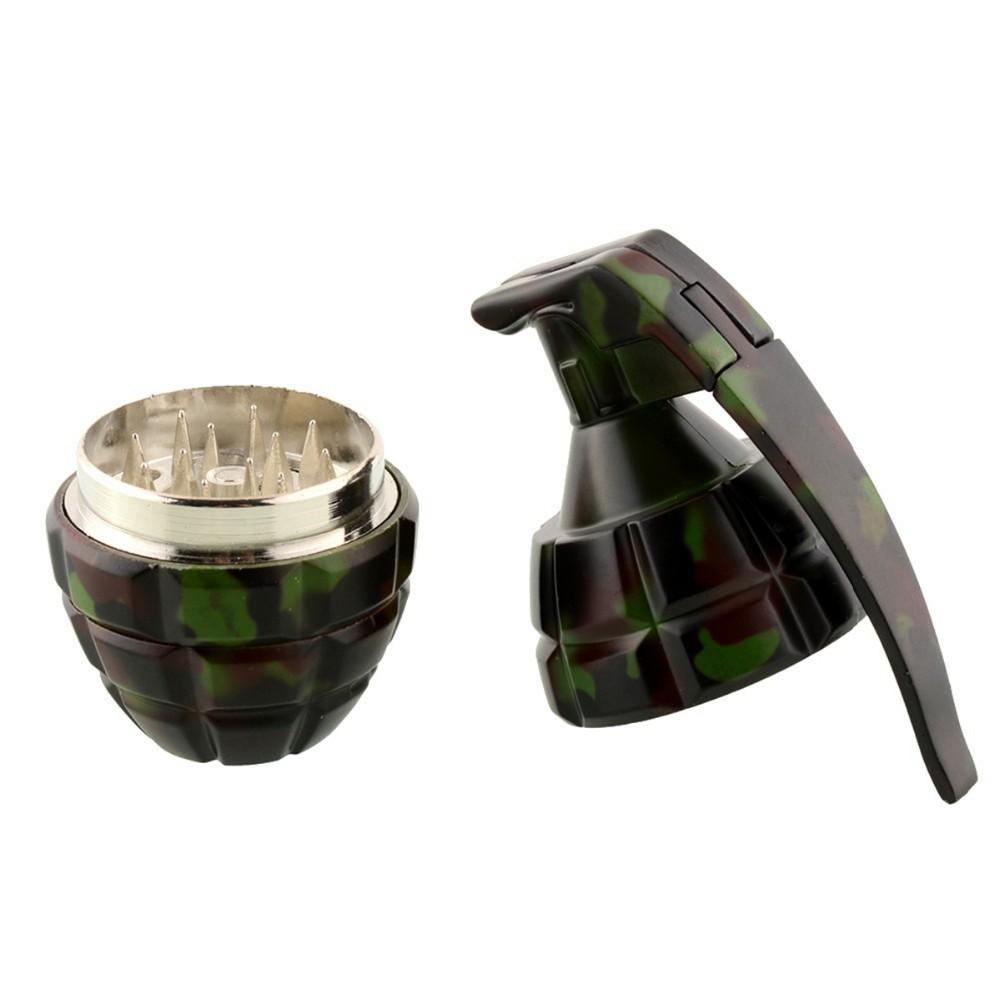 Camouflage Grenade Weed Grinder Puffing Bird