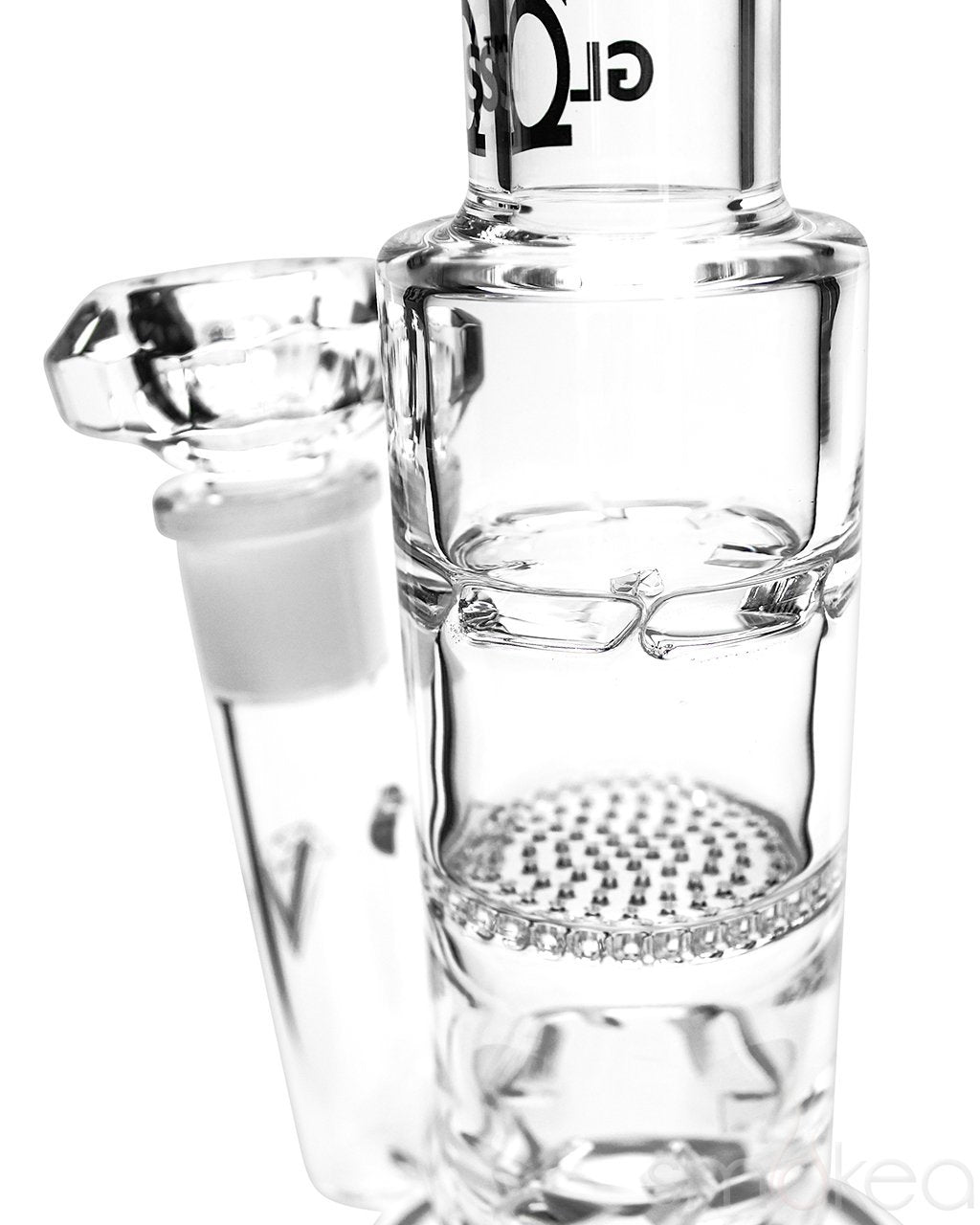 Vodka Glass "Moonstone" Diamond Series Bong Puffing Bird