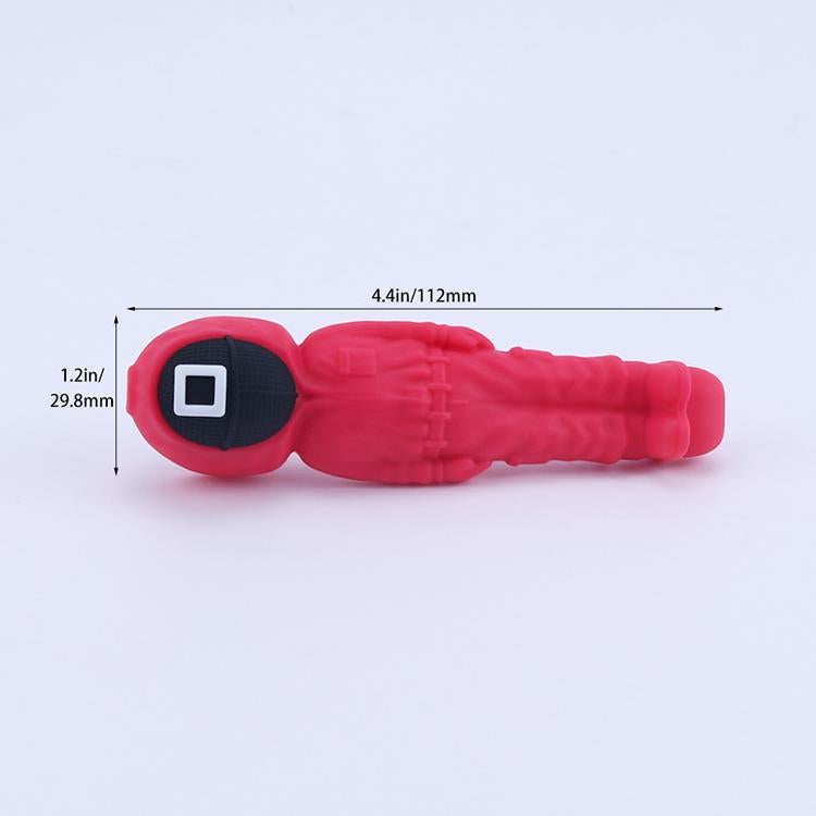 Squid Game Themed Silicone Smoking Pipe Puffing Bird